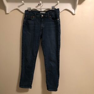 Levi’s Boyfriend Cropped Jeans 29 Waist 27 Length Size 8
